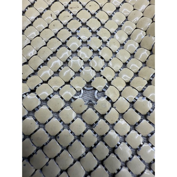 Vintage Mesh Purse Bakelite Handles Evening READ - Picture 5 of 7